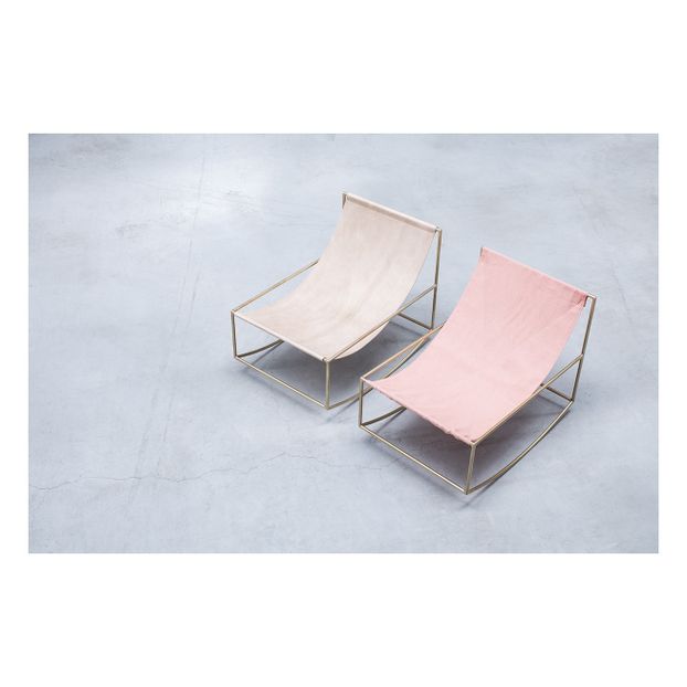 Rocking Chair aus Leinen-product