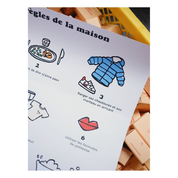 Lámina Les règles de la maison-product