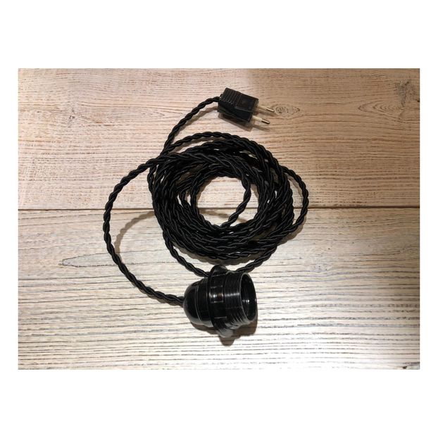 Nest braided cotton pendant light-product