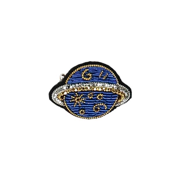 Broche Brodée Saturne-product