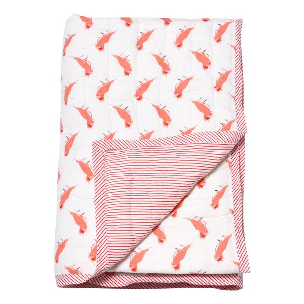 Manta acolchada reversible Punky Birds-product