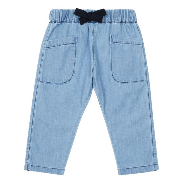 Exclusive: Emile et Ida x Smallable - Chambray sirwal trousers-product