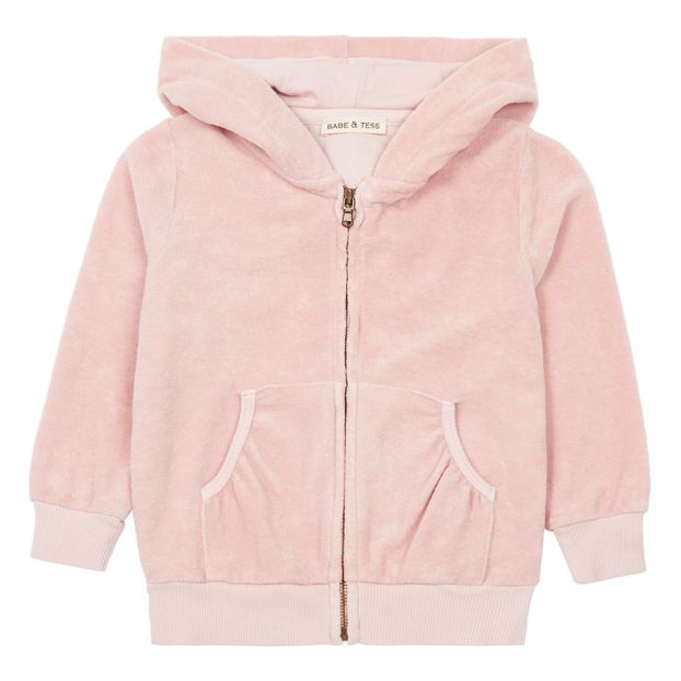 Terry cloth hooded sweatshirt-product