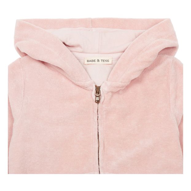Terry cloth hooded sweatshirt-product