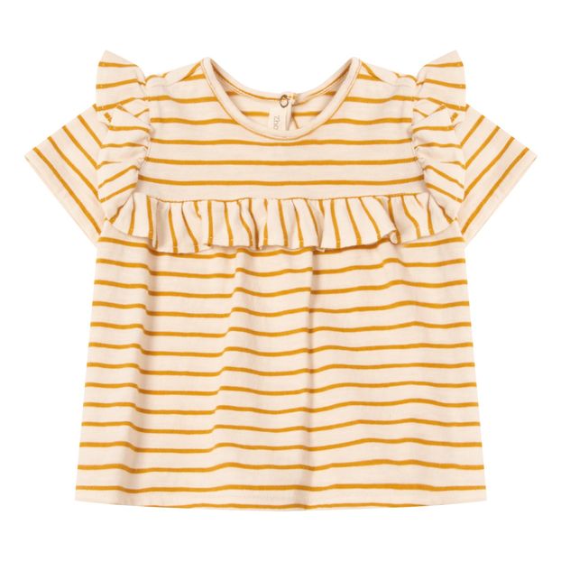 Striped frill T-shirt-product