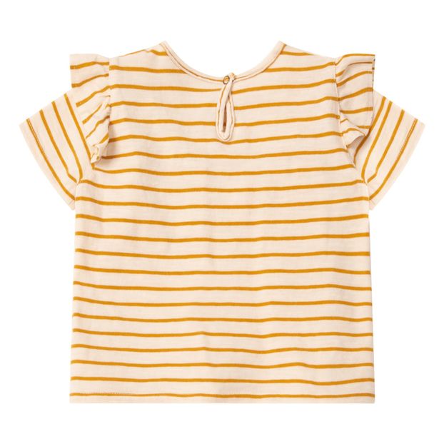 Striped frill T-shirt-product