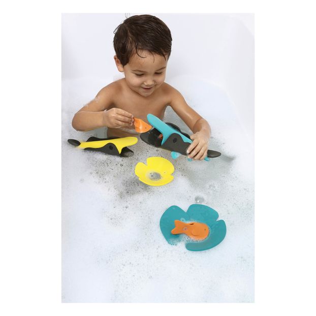 Crocodile bath toys - set of 6-product