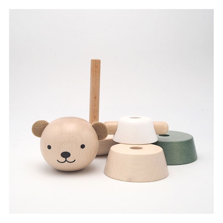 Oso de madera para apilar- Imagen del producto n°2