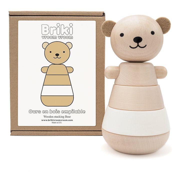 Ours empilable en bois- Image produit n°3