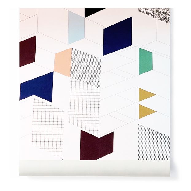 Papier-peint panoramique Rotterdam pink summer 144x335 cm - 3 lés-product
