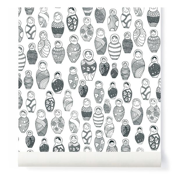 Papel pintado #31 Matrioshkas colorable - 3 tiras-product