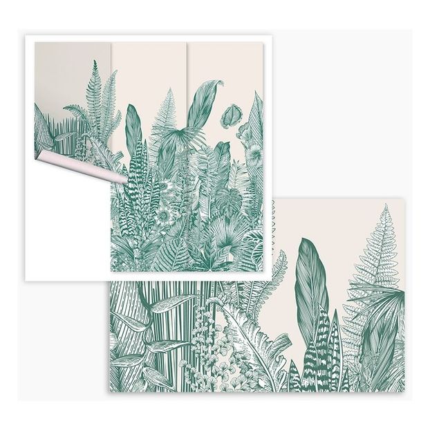 Papel pintado Botánico Fresco - 3 bandas-product