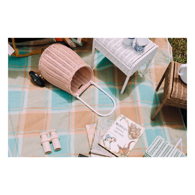 Panier à roulettes enfant en rotin Luggy-product