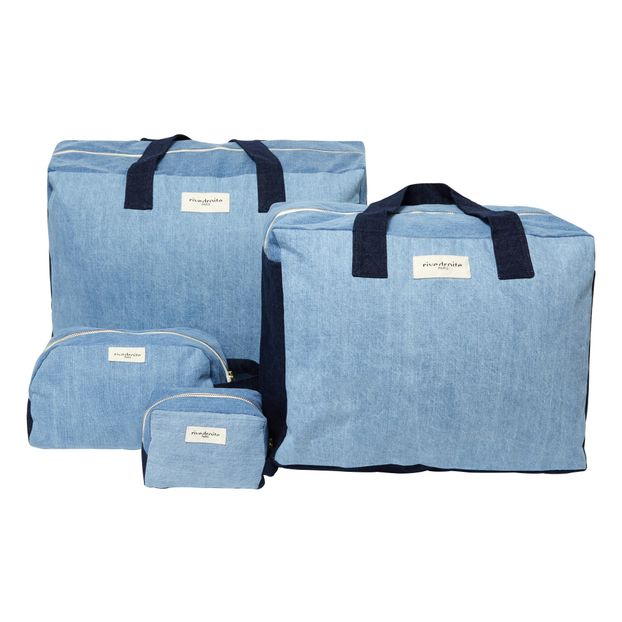Make-up Kosmetiktasche Tournelles aus upcyceltem Jeansstoff-product