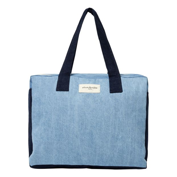 Sac Elzevir 48h en denim upcyclé-product