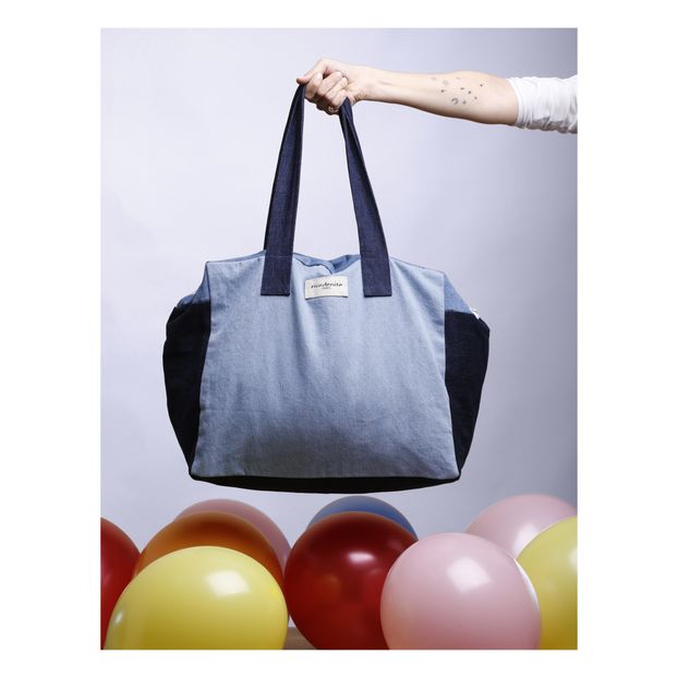 Sac Célestin 24h en denim upcyclé-product