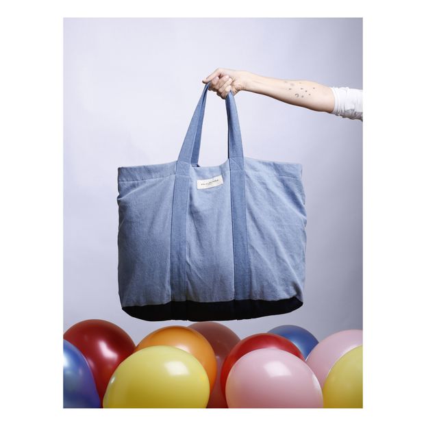 Sac Marcel en denim upcyclé-product