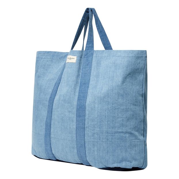 Sac Marcel en denim upcyclé-product
