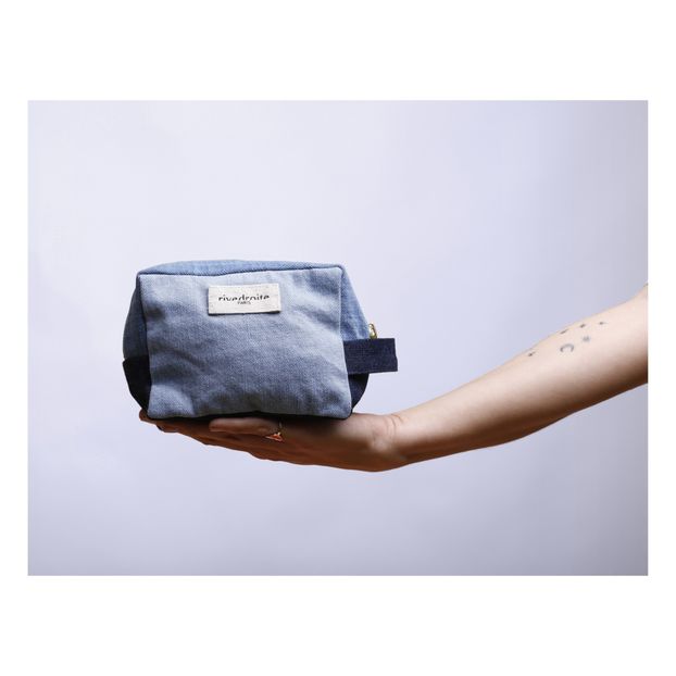 Make-up Kosmetiktasche Tournelles aus upcyceltem Jeansstoff-product