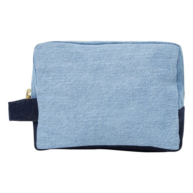 Make-up Kosmetiktasche Tournelles aus upcyceltem Jeansstoff-product