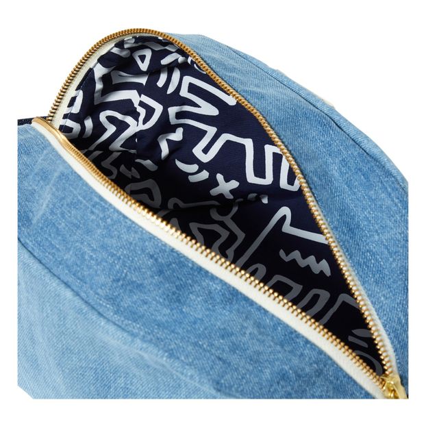 Make-up Kosmetiktasche Tournelles aus upcyceltem Jeansstoff-product