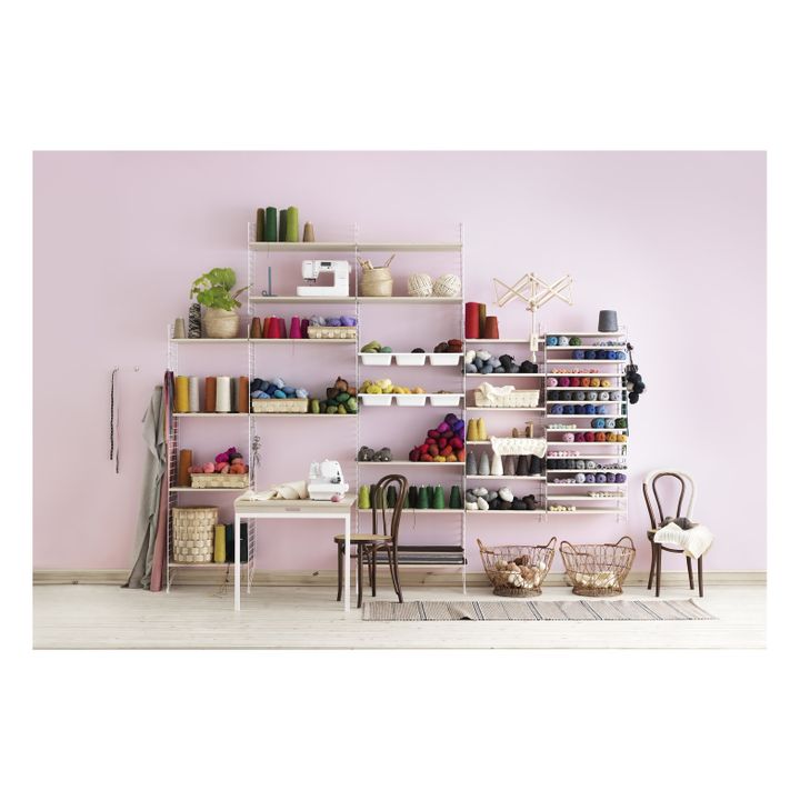Regale aus Eschenholz 78x30 cm - 3er-Set- Produktbild Nr. 4