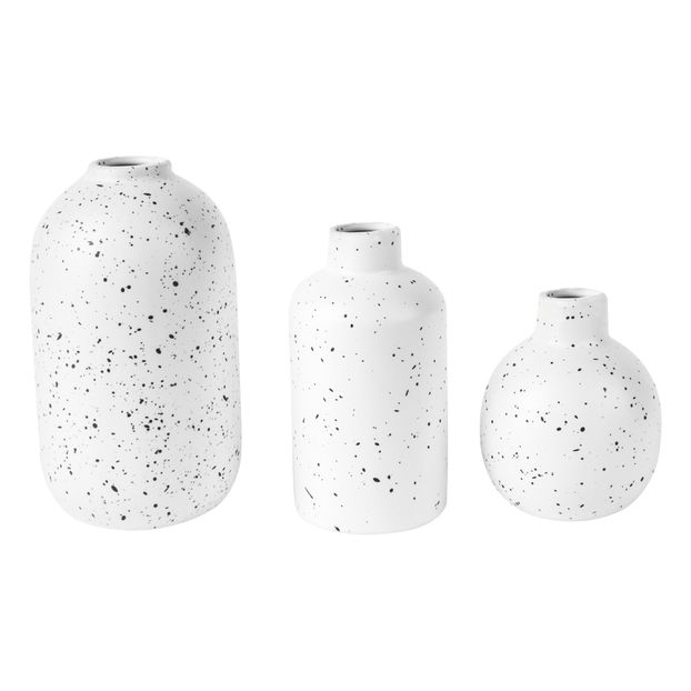 Jarrón de cerámica Dotted - Set de 3-product