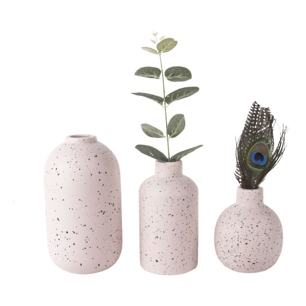 Dotted ceramic vase - Set de 3-product