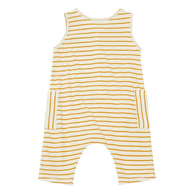 Combinaison Jersey Rayée Boutonnée-product