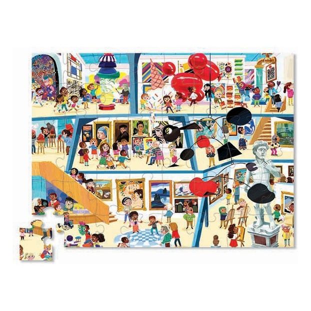 A day at the museum puzzle - 48 pieces-product
