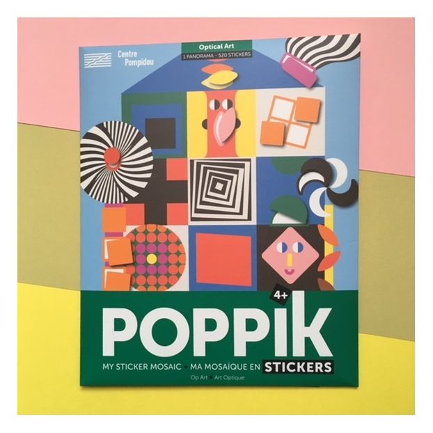 Poster sticker Optical Art-product