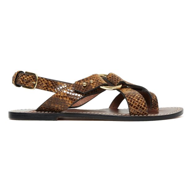 Sandalias Planas Florence Python-product