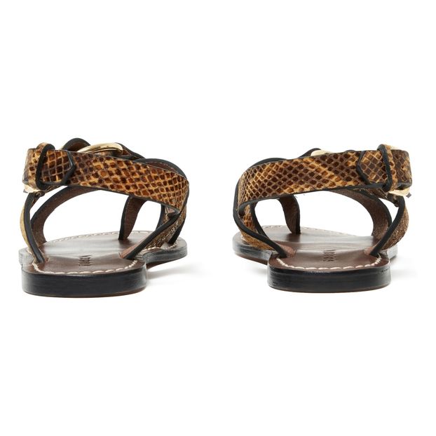 Sandalias Planas Florence Python-product