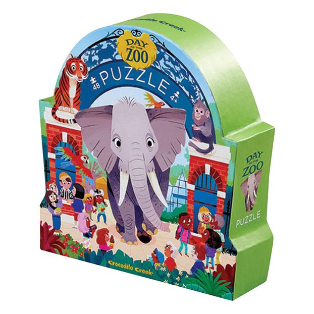 Puzzle Ein Tag im Zoo - 48 Teile-product