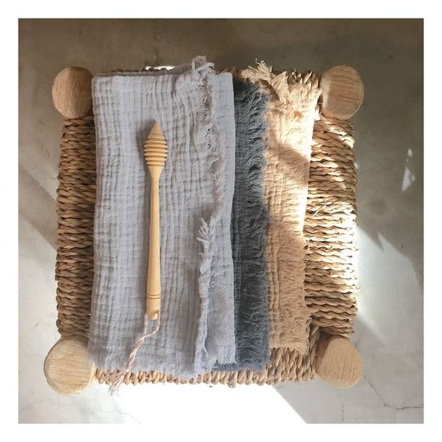 Küchenhandtuch/Wickeltuch aus Baumwollgaze Boho-product