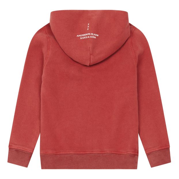 Hoodie with vintage print -product
