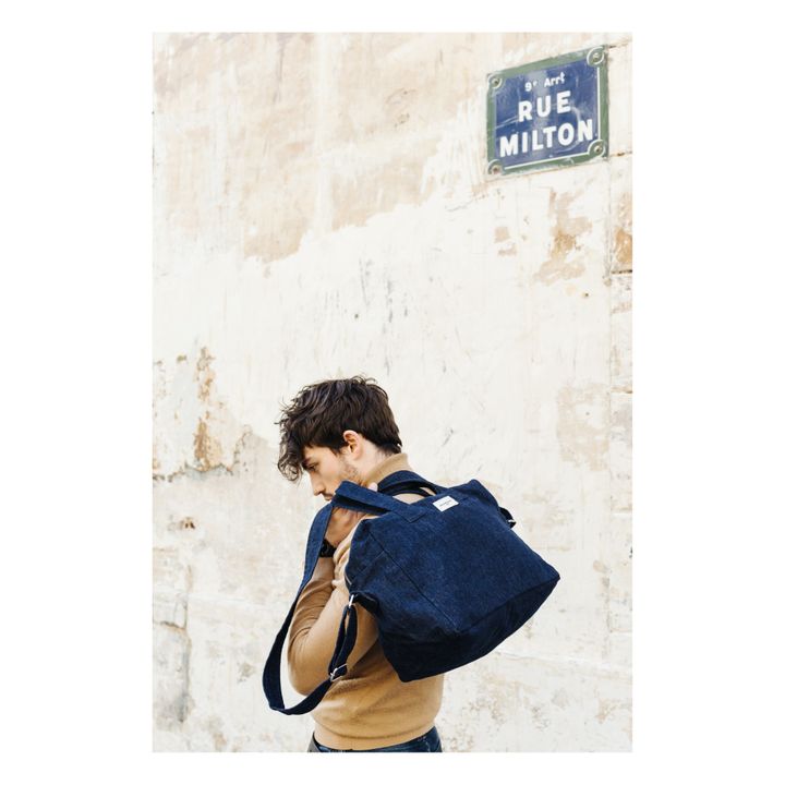 Sac 24h Sauval | Denim brut- Image produit n°1