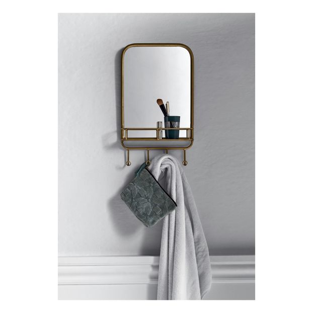 Spiegel mit Regal-product