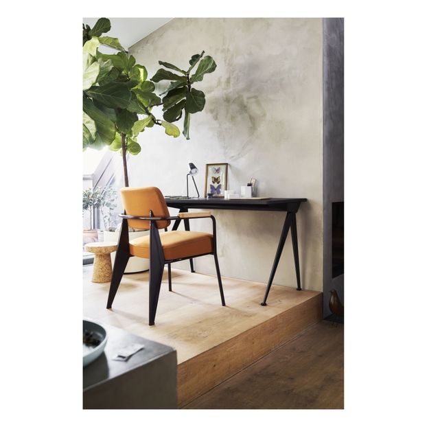 Bureau Compas Direction - piètement Rouge Japonais - Jean Prouvé-product