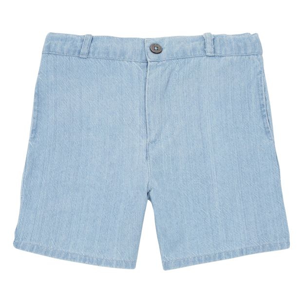 Short Chambray Cotone Bio Léo-product