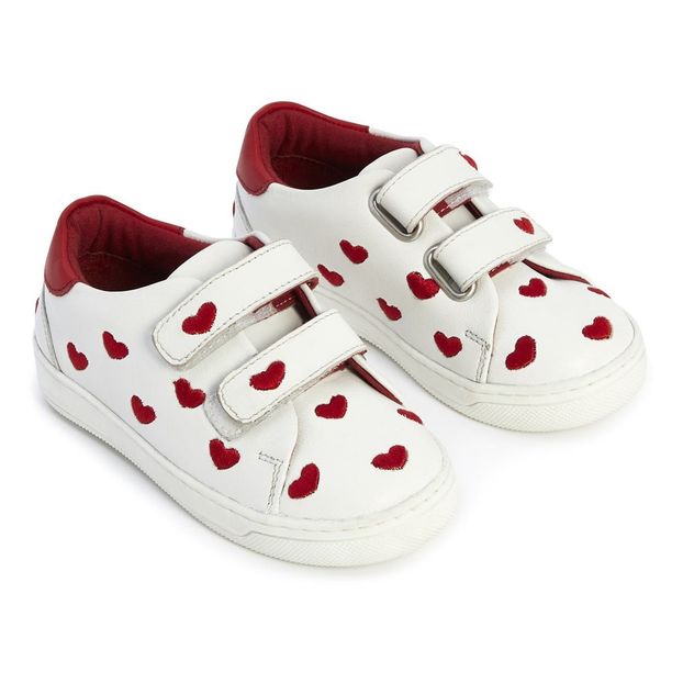 Heart leather trainers-product