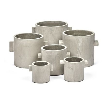 Concrete plant pot-product
