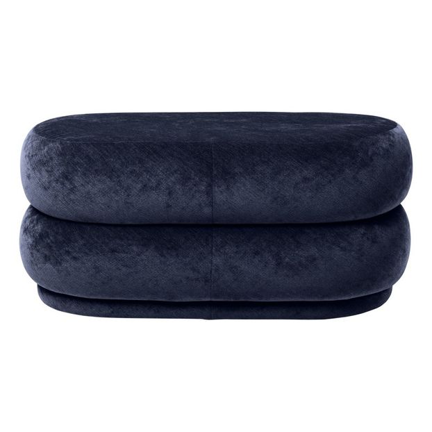 Pouf en velours dévoré-product
