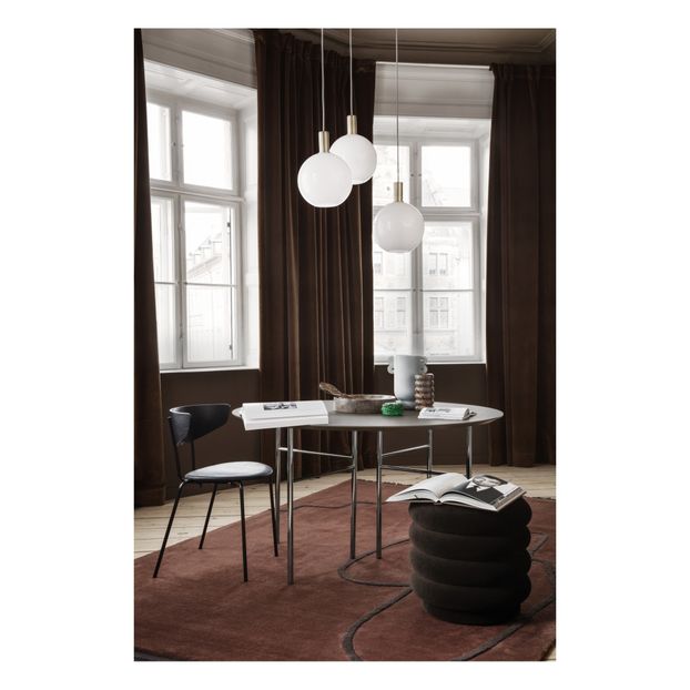 Pouf en velours dévoré-product