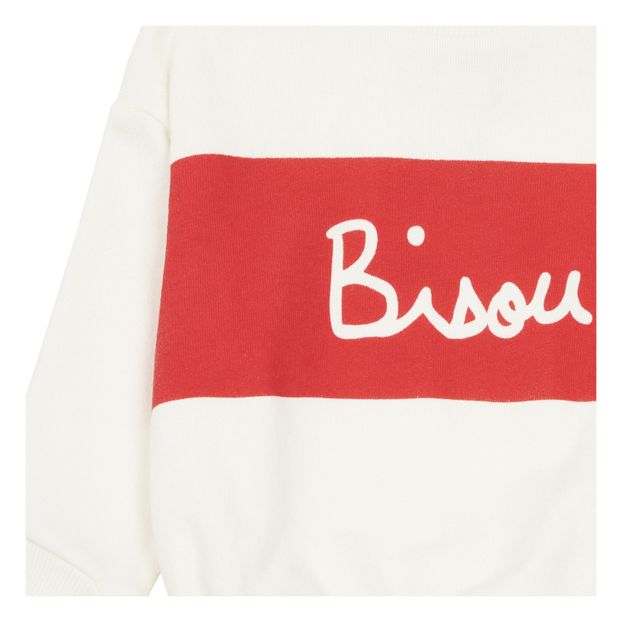 Sweatshirt Big Bisous aus Bio-Baumwolle -product