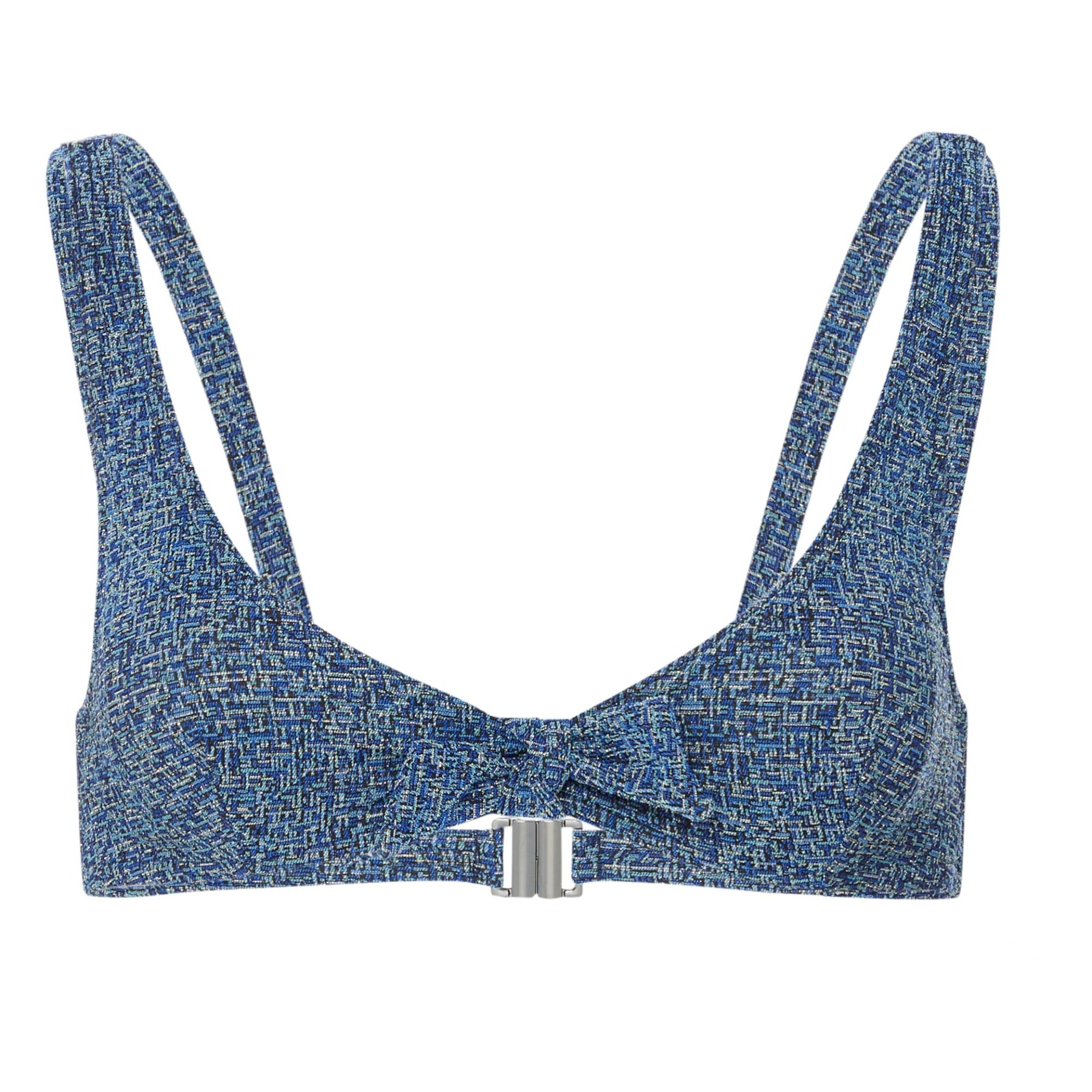 Ysé Capri Triangle Bikini Top Blue Smallable