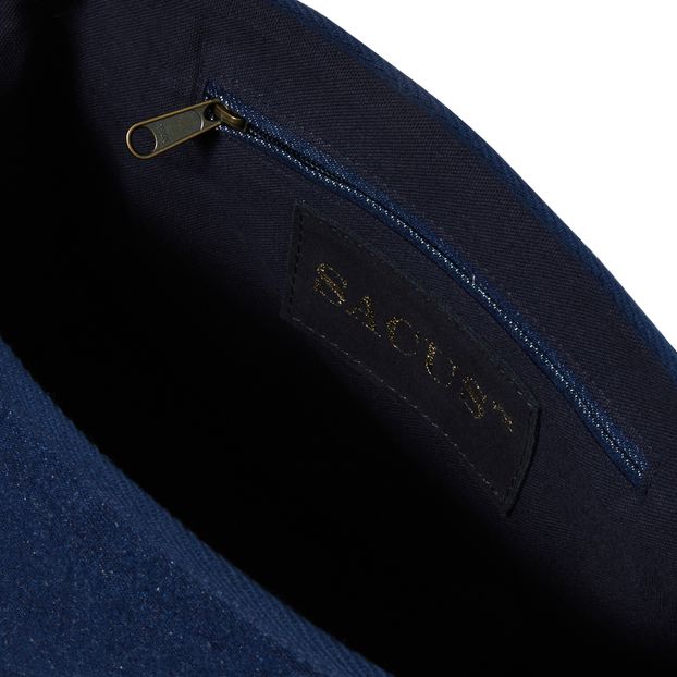 Bolso Bandolera Grande Tela Denim-product