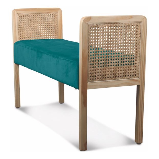 Banc cannage et velours-product