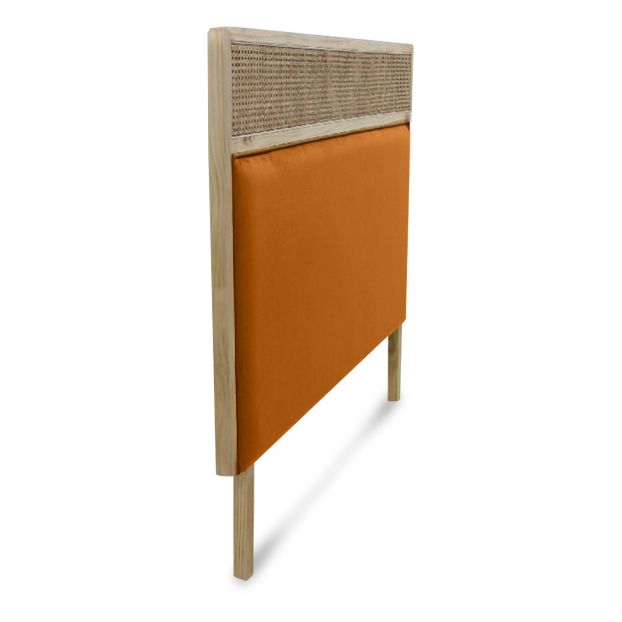 Tête de lit cannage et velours-product