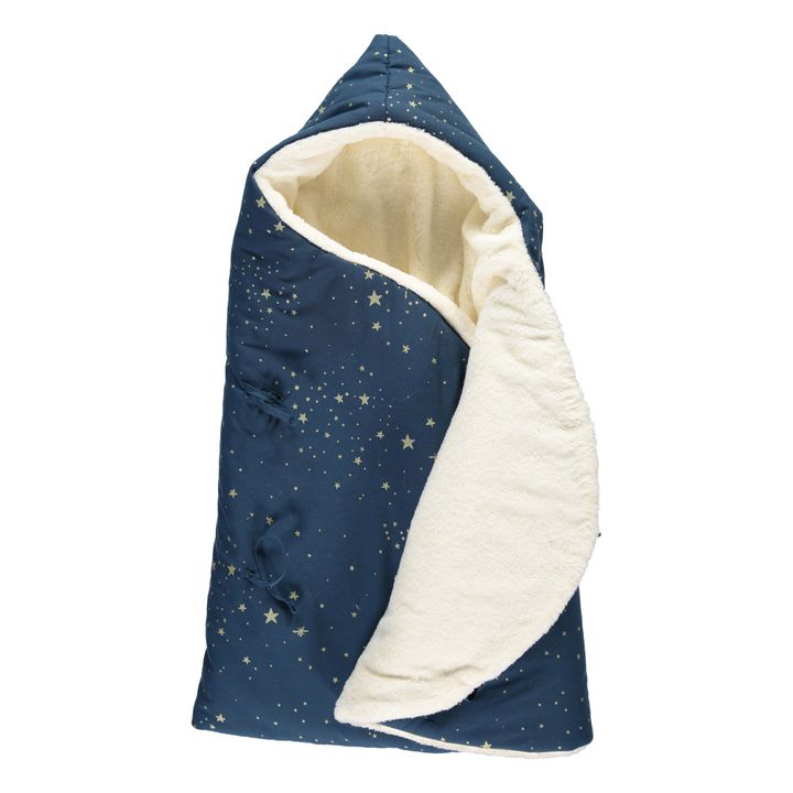 Nid d'ange en coton bio, doublé polaire Cozy- Image produit n°1